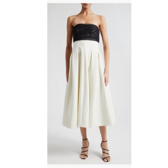 Cinq a Sept Odessa Strapless Dress.